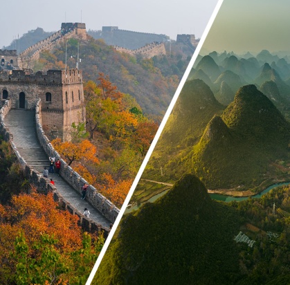 Circuit Les Connaisseurs : Chine de la Grande Muraille aux Karsts de Guilin jusqu'à la Vibrante Hong Kong 5*, Circuit Chine par Ôvoyages Circuit Les Connaisseurs : Chine de la Grande Muraille aux Karsts de Guilin jusqu'à la Vibrante Hong Kong 5*, Circuit Chine par Ôvoyages