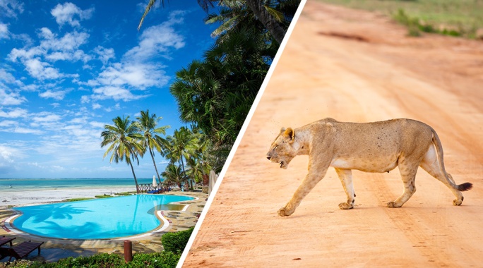 Hôtel Voyager Beach Resort 4* + Safari 2 nuits, Séjour Kenya par Ôvoyages Hôtel Voyager Beach Resort 4* + Safari 2 nuits, Séjour Kenya par Ôvoyages